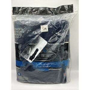 Vintage 3-pack Fruit Of The Loom Tank A-Shirt Red Blue Gray 1989 USA Large *READ